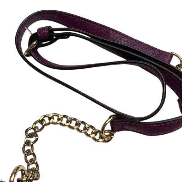INC International Concepts Deep Purple & Gold Crossbody Bag, “Baby Ajae”, NWT - Picture 4 of 6